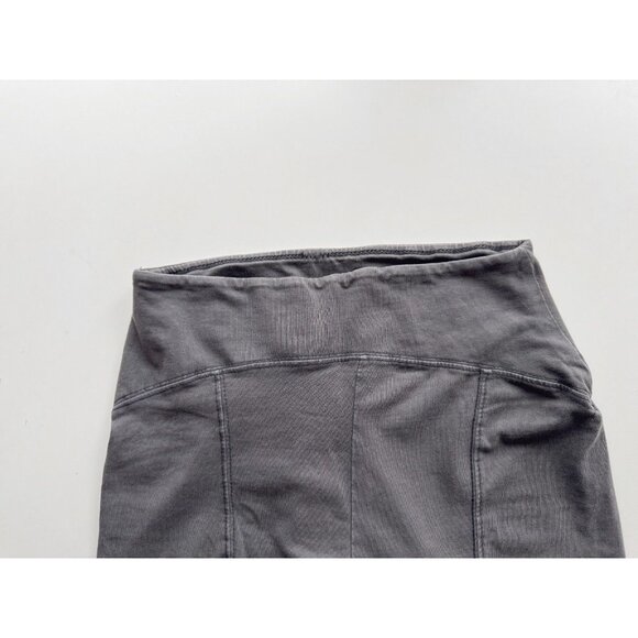 Urban Outfitters OUT FROM UNDER Aria Grey Cotton Seamed Flared Pants, Size S - Picture 6 of 13